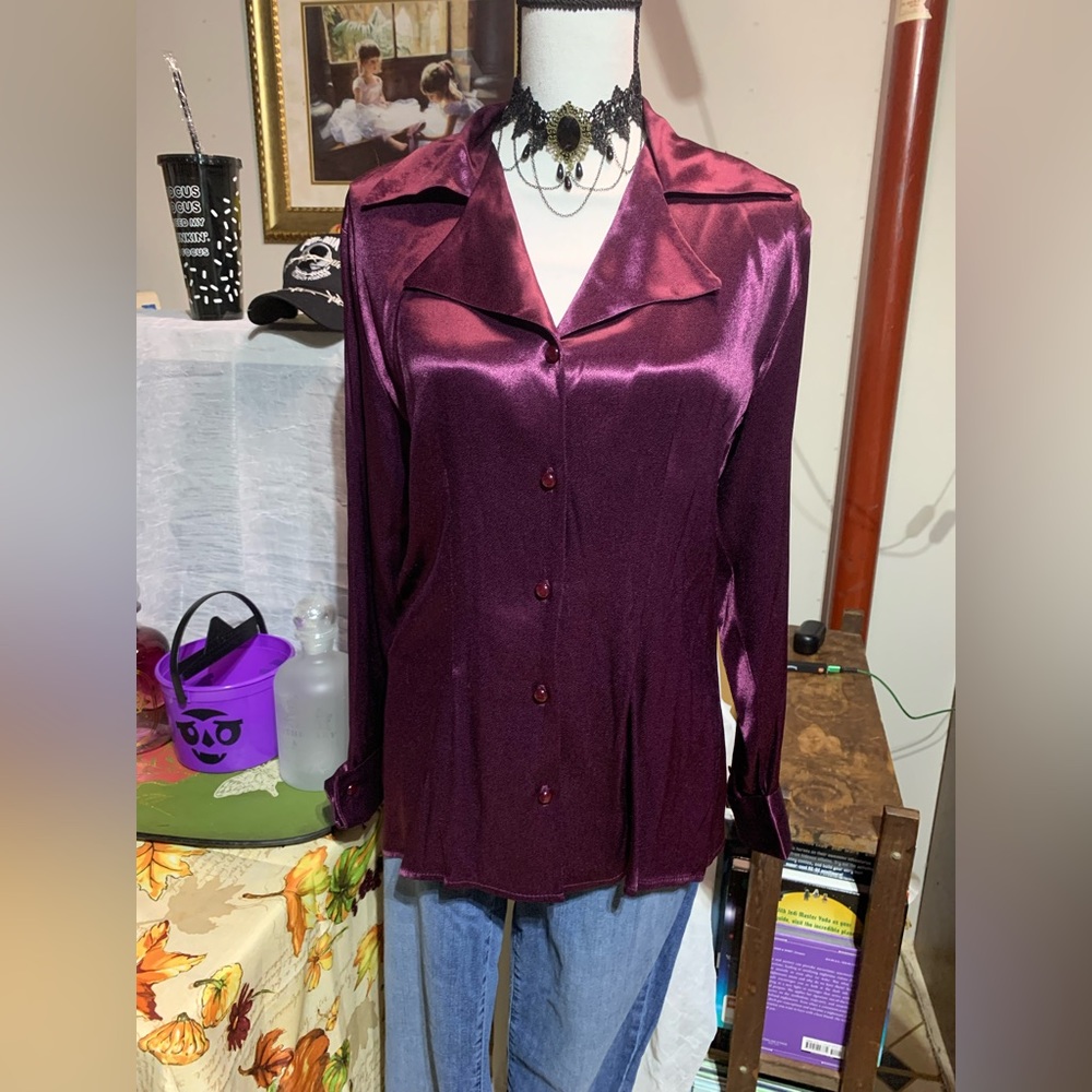 Vintage Timeout Purple Blouse